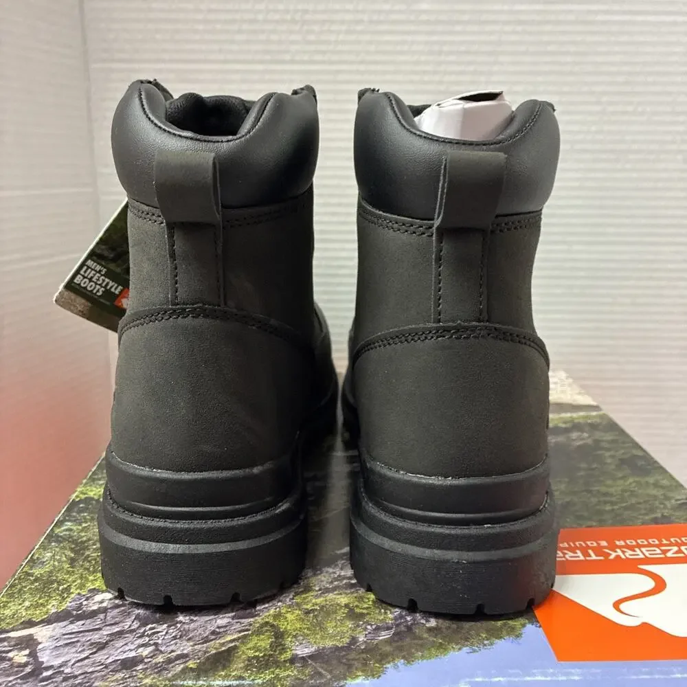 Ozark Trail New Size US 7 Men's Boots Troy II Black Hunting Hiking Outdoor